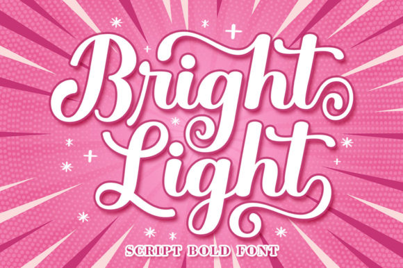 Bright Light: A Bold Script Font for Modern Design