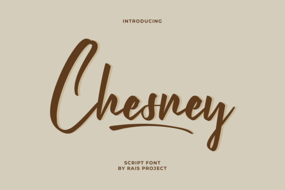 Chesney: A Flowing Script Font for Elevated Design