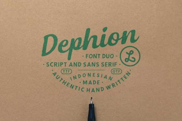 Dephion: Embracing Imperfection in Modern Typography