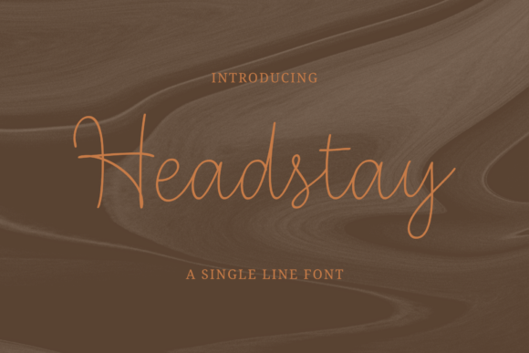 Headstay: A Refined Script Font for Modern Design