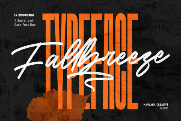 Mastering Visual Harmony with Fallbreeze Duo Typography