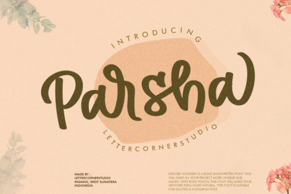 Parsha Font: The Script Style for Modern Design Projects