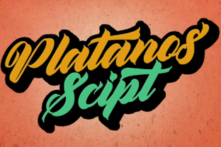 Platanos: A Bold Script for Modern Design