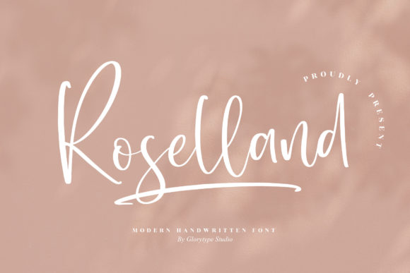 Roselland: A Beautiful Script Font for Creative Projects
