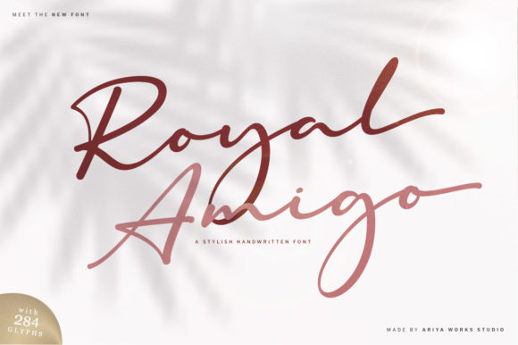 Royal Amigo: The Stylish Script Font for Modern Designers