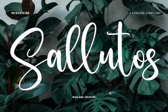 Sallutos: A Versatile Script for Modern Design