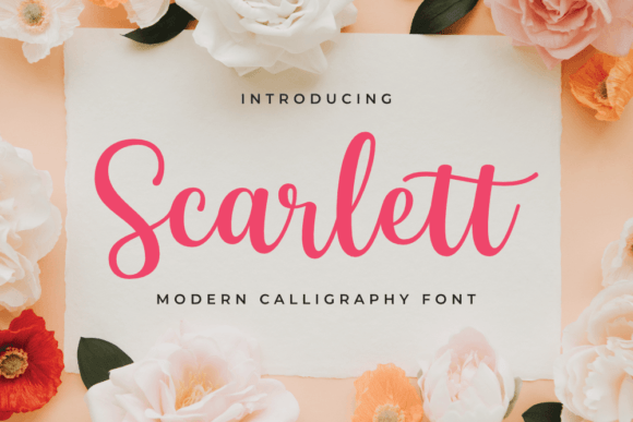 Scarlett: Elevating Design with Elegant Script Typography