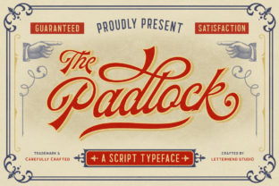 The Padlock: A Script Font for Nostalgic Branding
