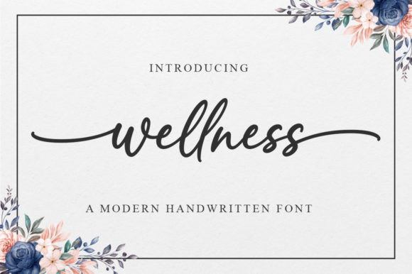 The Wellness Font: Elevating Visual Design with Elegant Script